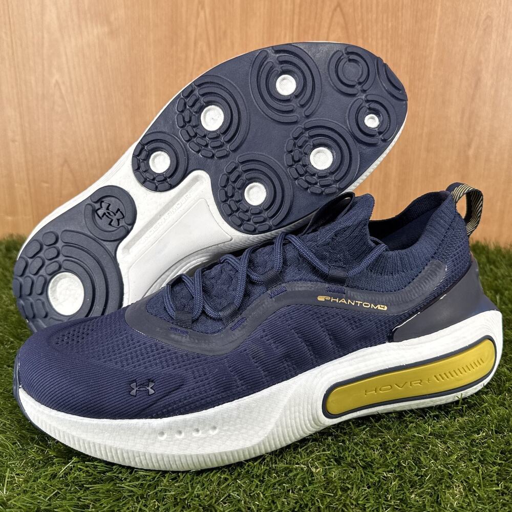 Under Armour HOVR Phantom 4 Collegiate Navy Notre Dame Running 3028731-400 Sz 11